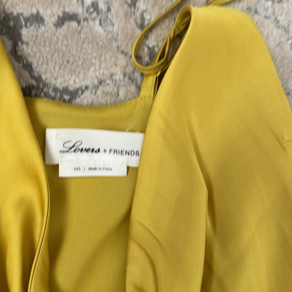 Lovers and Friends Nate yellow mini dress - Picture 4 of 7